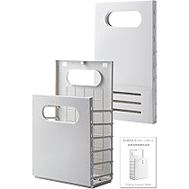 Amazon｜折り畳み式 ランドリー バスケット 白 2個セット 畳める